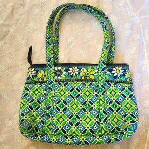 Vera Bradley Tote – Retired Floral/Geometric Print